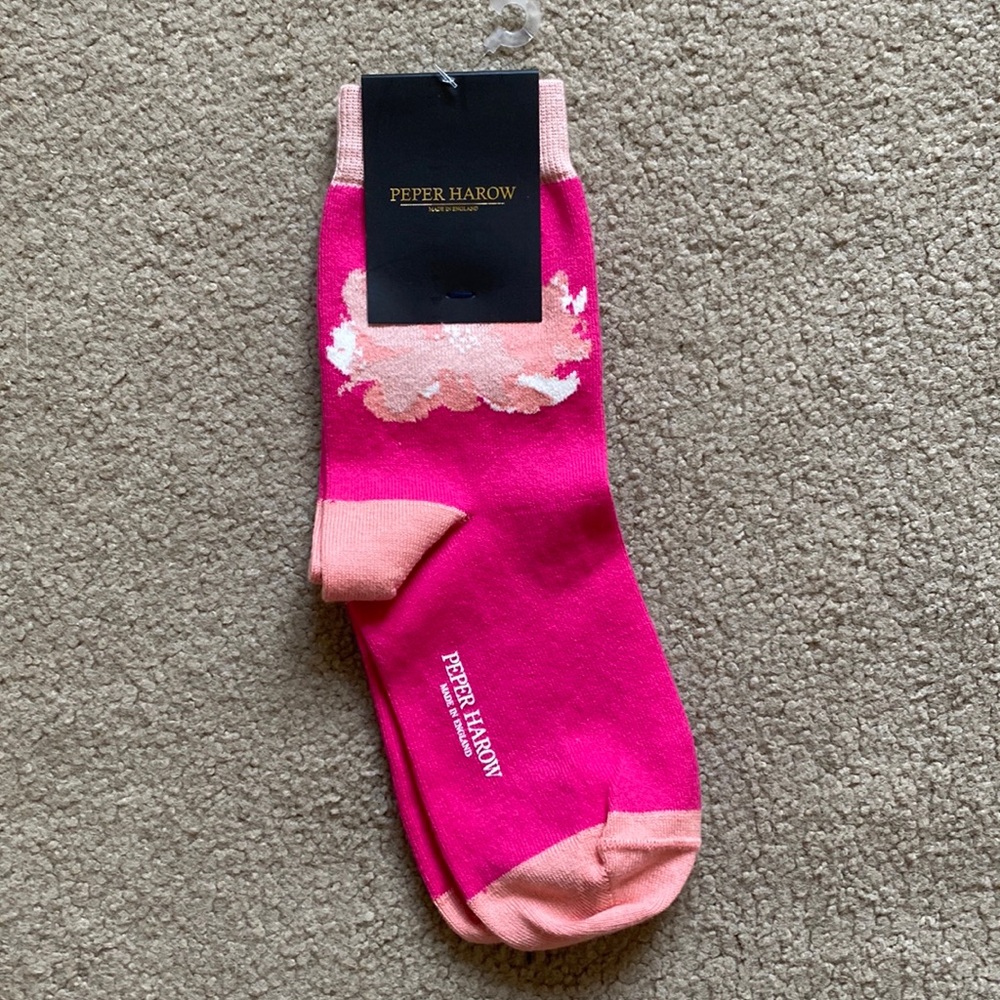 Pepper Harow Wild Flower Rose Ladies Socks